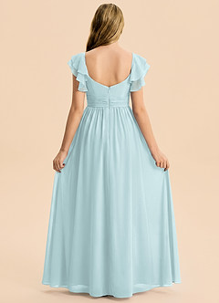 Azazie Anaya Junior Mist A-Line Sweetheart Neckline Chiffon Dress image2