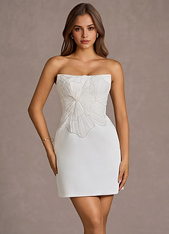 Leina White Mini Dress image6