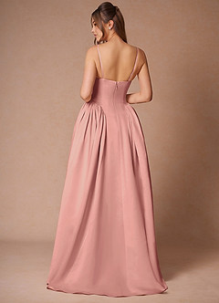 Vestido Rubor Rosa Largo Relana image7