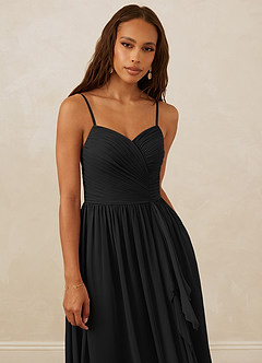 Christian Siriano Bridal for Azazie 1004 Bridesmaid Dresses Pleated Drape Chiffon A-line Dress image7