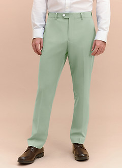James Dusty Sage Structured Stretch Dress Pants