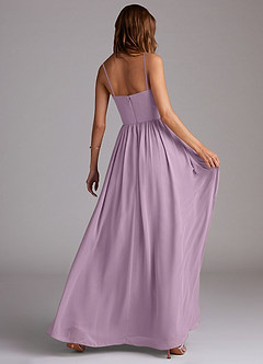 Azazie Calianna Bridesmaid Dresses Wisteria A-Line Off the Shoulder Chiffon Convertible Dress image6