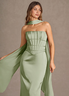 Berthe Light Green Maxi Dress image6
