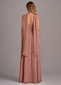 Azazie Joni Bridesmaid Dresses Cedar Rose A-Line Strapless Chiffon Convertible Dress image7