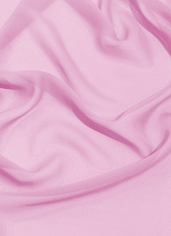 Azazie Eren Jurken voor bruidsmeisjes Jurk van Chiffon met Kolom One-shoulder Snoep Roze image11
