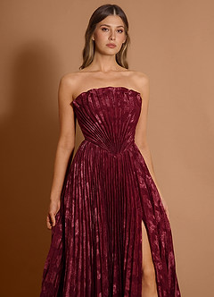 Audrina Wine Maxi Dress image6