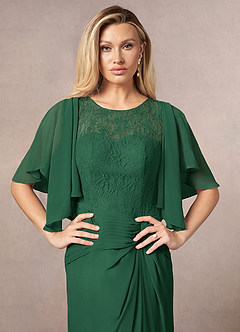 front Azazie Beminnelijke chiffon omslagdoek