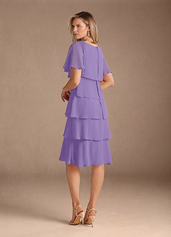 Azazie Rita Mother of the Bride Dresses Tahiti A-Line Scoop Beaded Chiffon Dress image2