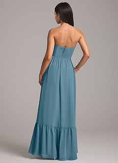Azazie Kailee Bridesmaid Dresses Bermuda A-Line with Pockets Chiffon Dress image6