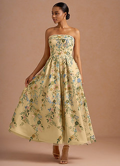 Evangeline Lemon Multi Maxi Dress image3