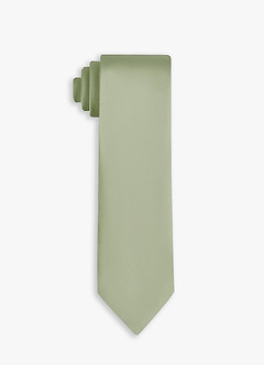 front Stretch Satin Matching Groomsmen Tie Set – 6 Pieces