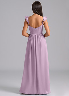 Azazie Denisse Bridesmaid Dresses Wisteria A-Line Ruched Chiffon Dress image2