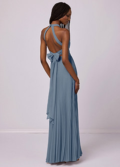 Barbie ♥ Azazie Bridesmaid Dresses Twilight A-Line Pleated Chiffon Dress image6