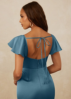 Christian Siriano Bridal for Azazie 1005 Bridesmaid Dresses Bermuda Sheath Sweetheart Neckline Stretch Satin Dress image3