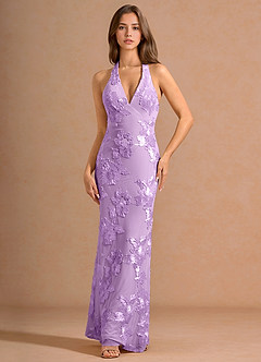 Dulcie Frosted Lilac Maxi Dress image3