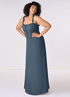 Barbie ♥ Azazie Bridesmaid Dresses Neptune A-Line Sweetheart Neckline Chiffon Dress image8