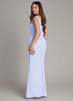 Azazie Hadley Bridesmaid Dresses Lavender Mermaid Pleated Chiffon Dress image5