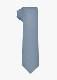 front Matte Satin Wide Tie and Pocket Square Set