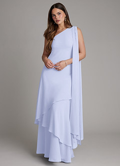 Azazie Monique Suknie dla druhen Linia A Jedno ramię Szyfon Do ziemi Sukienka image1