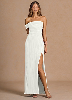 Robe Longue Blanc Isolde image4