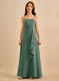 Azazie lolly Girls Formal Flower Girl Klänningar Klä A-Line i Chiffong Plisserad image4