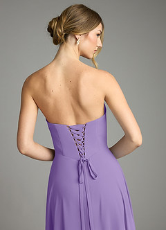 Azazie Ayla Abiti da Damigella Abito A-Line in Chiffon Scollo a Cuore Tahiti image11