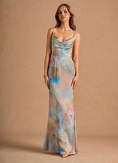 Aimee Watercolor Maxi Gown image5