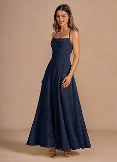 Marlo Navy Corset Prom Dress image5