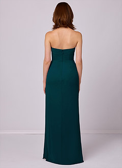 Barbie ♥ Azazie Bridesmaid Dresses Pine Sheath Strapless Chiffon Convertible Dress image5