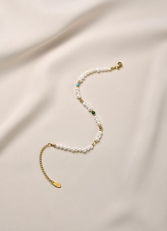 front Bracelet en pierre de perle Christine