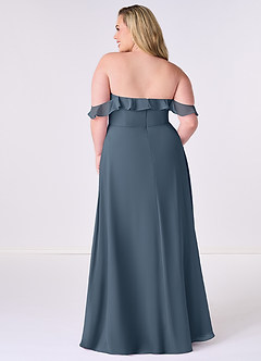 Barbie ♥ Azazie Bridesmaid Dresses Neptune A-Line Off the Shoulder Chiffon Convertible Dress image8