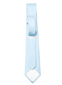front Matte Satin Wide Tie
