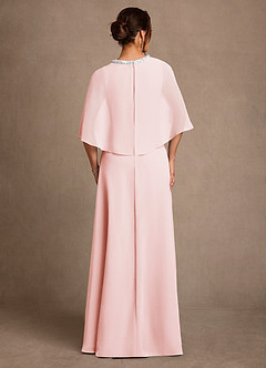 Azazie Winnifred 신부의 어머니 드레스 A라인 구슬 쉬폰 플로어 길이 드레스 image3