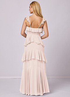 Barbie ♥ Azazie Bridesmaid Dresses Rose Petal A-Line Sweetheart Neckline Chiffon Dress image5