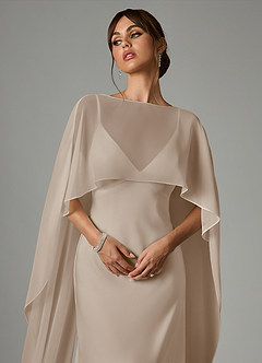 Azazie Stefania Suknie dla druhen Linia A Satyna elastyczna Do ziemi Sukienka image5