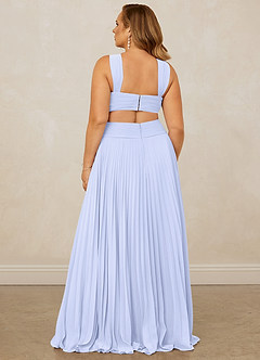 Christian Siriano Bridal for Azazie 1009 Brautjungfernkleider A-Linie Plissee Chiffon Kleid Lavendel image15