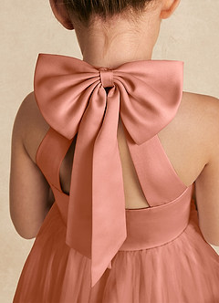 Azazie Bev Flower Girl Dresses MAI TAI A-Line Convertible Tulle Dress image5