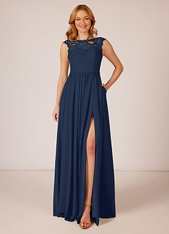 Azazie Arden Final Sale Tahiti A-Line with Pockets Chiffon Dress image1