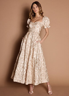 Glenda Vintage Blush Maxi Dress image3