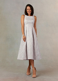 Upstudio Bisbee Final Sale A-Line Pleated Jacquard Midi Length Dress image1