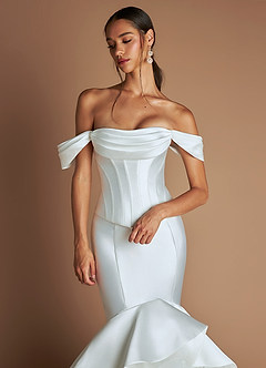 Maxi jurk Diana Wit image4