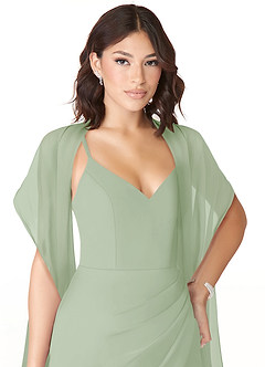 front Azazie Chiffon Shawl