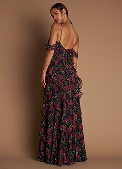 Azelia Navy Multi Maxi Dress image2