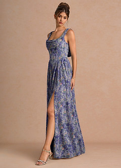 Aurore Lilac Floral Maxi Dress image4