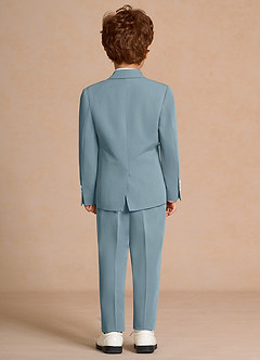 front Oliver Light Blue Boys 2-Piece Suit