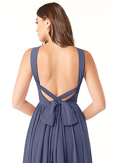 Azazie Dionne Final Sale Stormy A-Line Corset Chiffon Dress image3