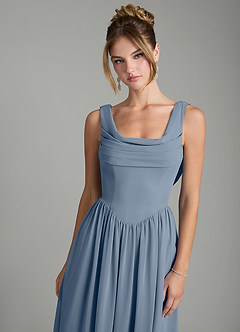 Azazie Novi Bridesmaid Dresses Twilight A-Line Pleated Chiffon Dress image6
