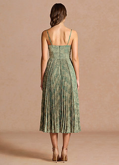 Vesper 플래티넘 틸 미디 드레스 image2