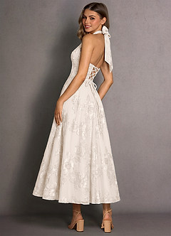 Isabeau Cloud White Maxi Dress image2