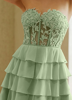 Crinelle Verde Mini vestido image7